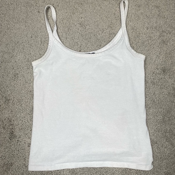 Basic white tank top